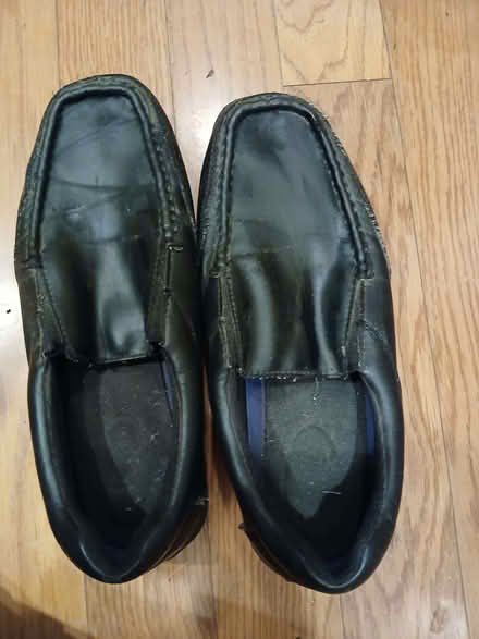 Photo of free Mens size 9 black leather shoes (Mountain View near downtown) #1