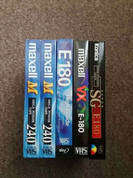 Photo of free Blank Recordable VHS tapes (Westhoughton BL5) #1