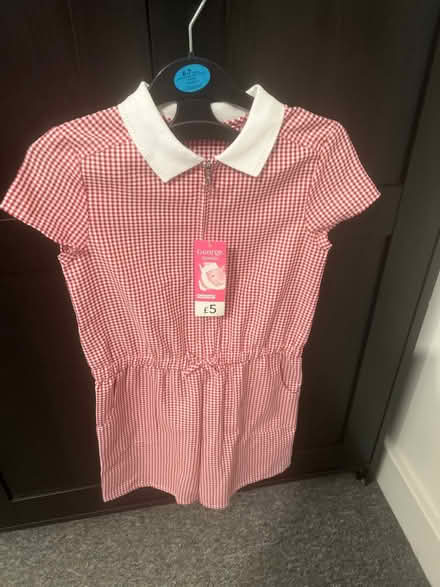 Photo of free Red check school uniform (TW13) #3