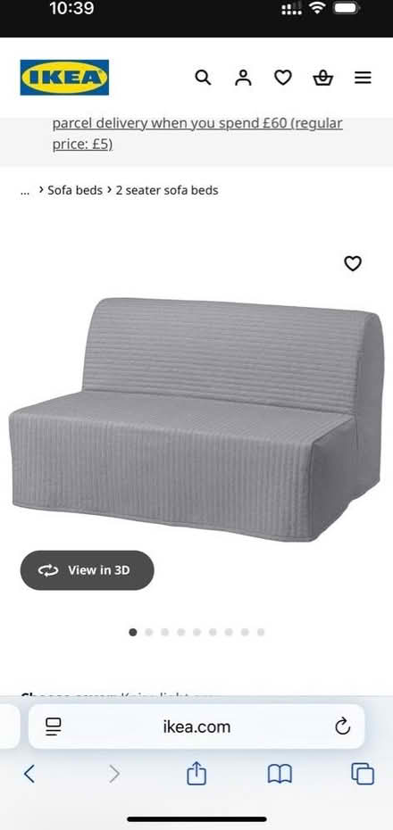 Photo of free IKEA Sofa Bed (Camden Town NW1) #1