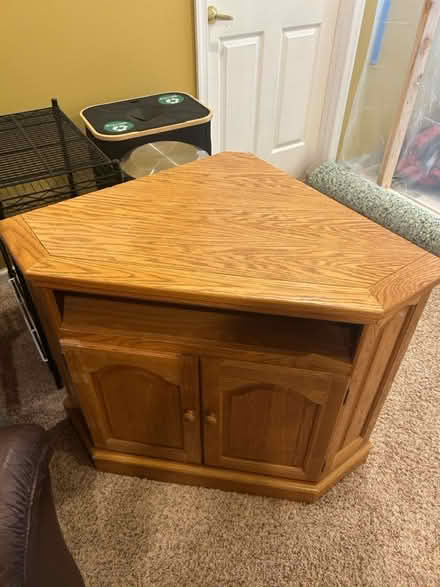 Photo of free Corner TV/Entertainment stand (Brookeville) #1