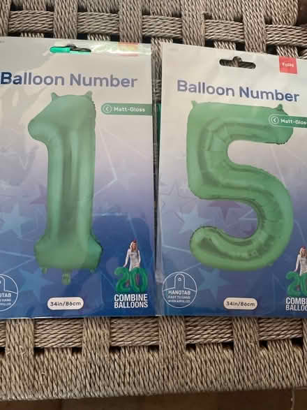 Photo of free Number 15/51 balloons (Broughton PR3) #1