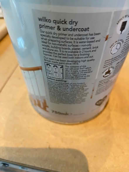 Photo of free Paint white (Cromford DE4) #2
