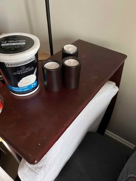 Photo of free 3 candles in wooden columns (Golden Triangle) #1