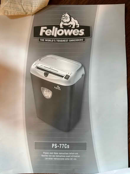Photo of free Shredder (Newcastle China Creek) #1