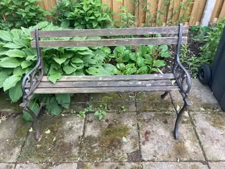 Photo of free Garden bench (for repair) (Nether Edge S7) #1