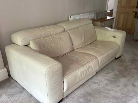 Photo of free Leather sofa with working mechanism to extend out (Little Tey CO6) #1