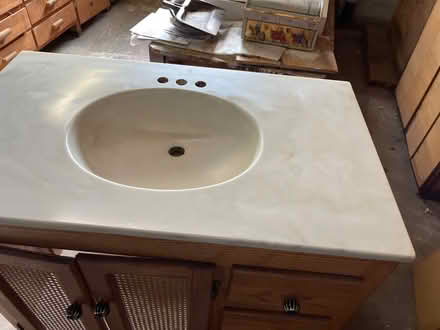 Photo of free Bathroom Cabinet (Queen Anne) #2
