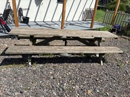 Photo of free Large garden bench (Steeple, CM0) #1