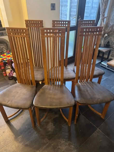 Photo of free Dining chairs 6 (Bolton) #3