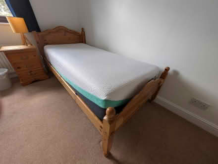 Photo of free Pine single bed (Woodmancote) #1