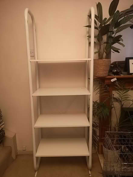 Photo of free 4 Shelf Unit / Book Shelf in White (Wollaton NG8) #1
