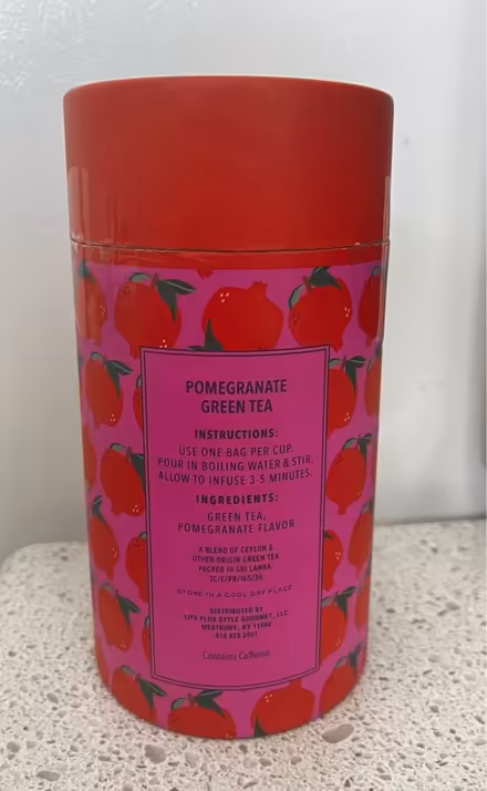 Photo of free Pomegranate Green Tea (Jane and Steeles) #2