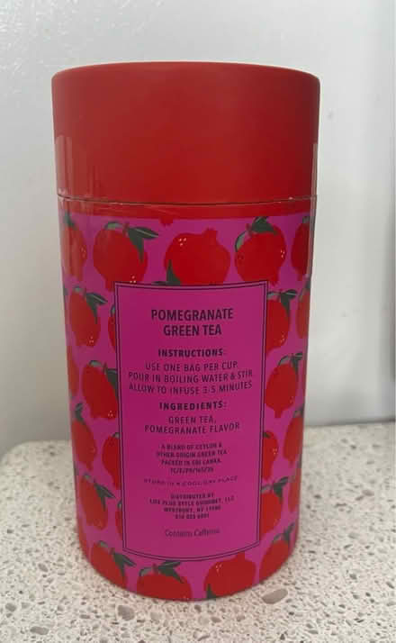 Photo of free Pomegranate Green Tea (Jane and Steeles) #2