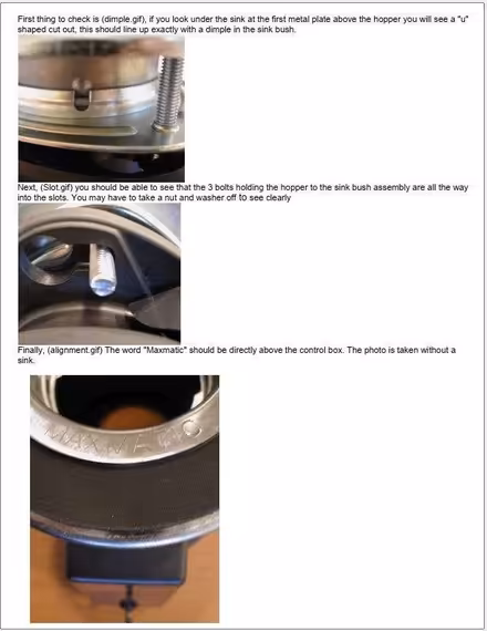 Photo of free MaxMatic 3000 Undersink Waste Grinder unit (Ravelston EH4) #3