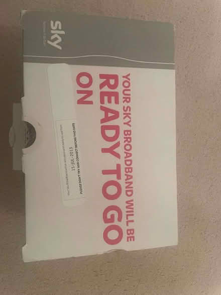 Photo of free Sky Broadband Box (Ealing W13) #2