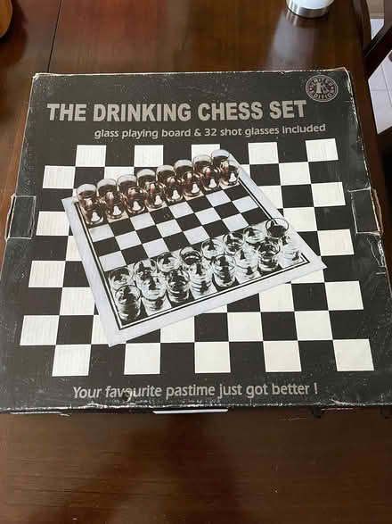 Photo of free Shot glass chess set (Downtown Naperville) #1