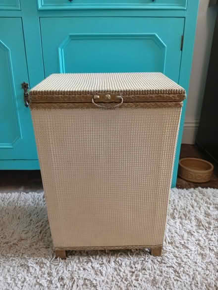 Photo of free Lloyd Loom Laundry Storage Basket (Buxworth SK23) #1