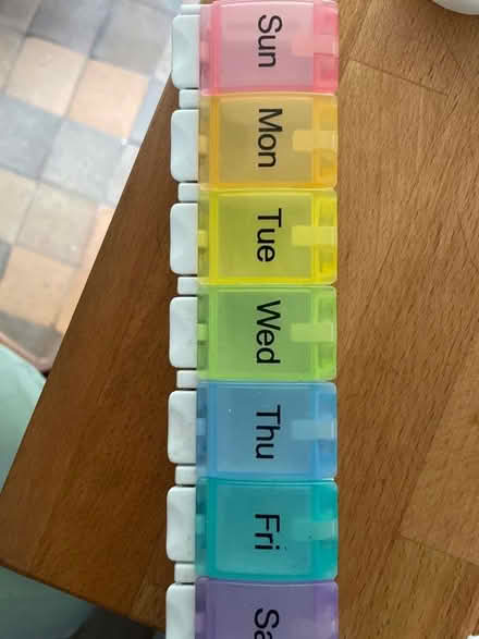 Photo of free Weekly medication box (Broughton PR3) #1