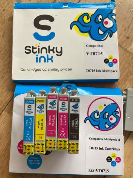 Photo of free Printer Ink Cartridges T0715 for Epson printer (E9) #1