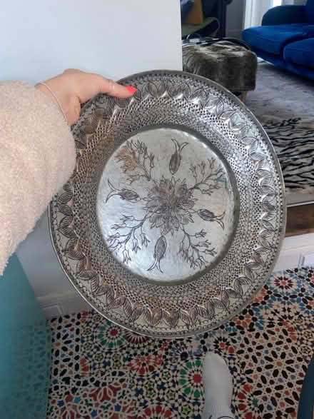 Photo of free Decorative silver plate (Salendine nook) #3