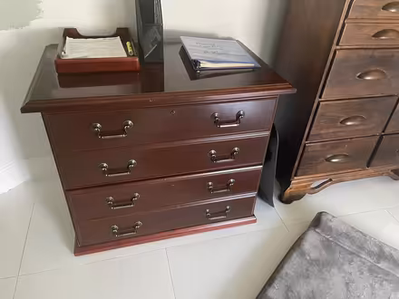 Photo of free wood 2 door filing cabinet/dresser (Bartow in Taylor landing) #1