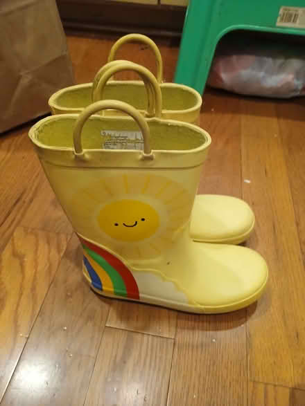 Photo of free Child's yellow rain boots (Mountain View near downtown) #1