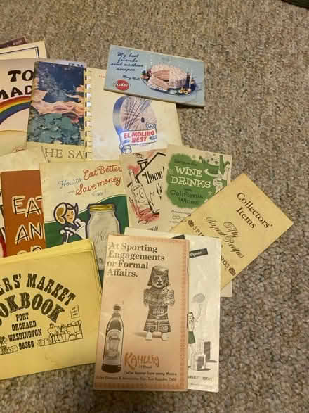 Photo of free Lots of vintage cook books & stuff (Fremont) #2