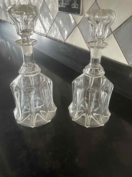 Photo of free Two glass decanters (Borrowash DE72) #1
