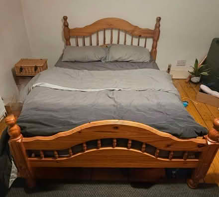 Photo of free Double bed with mattress (WD17) #1
