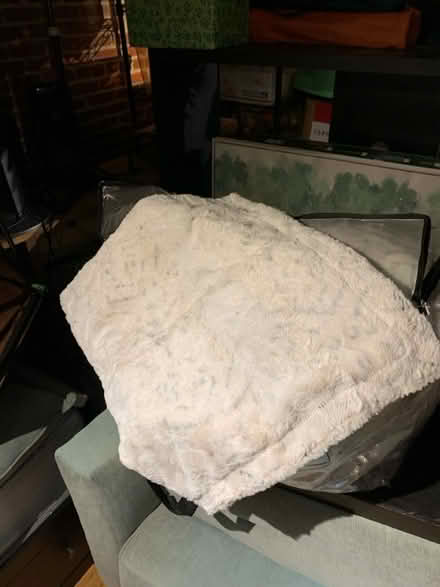 Photo of free Faux fur king bedding (Columbia Heights) #2