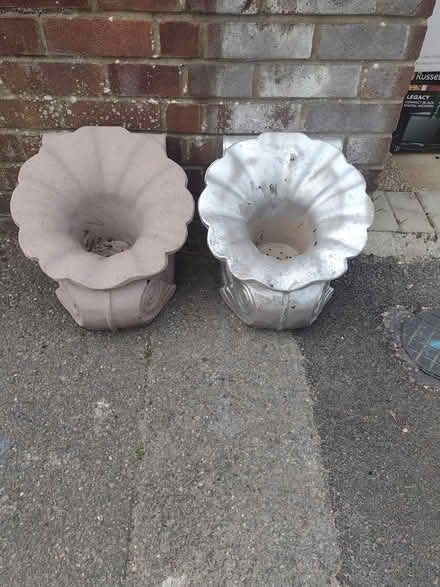 Photo of free Pair of garden planters (Bournemouth, BH7) #1