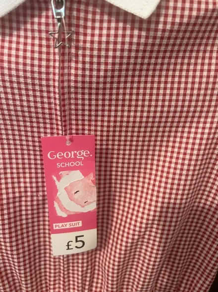 Photo of free Red check school uniform (TW13) #1