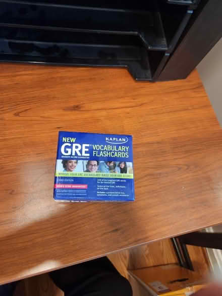 Photo of free GRE flashcards 3rd edition (Gwynn Oak MD) #1
