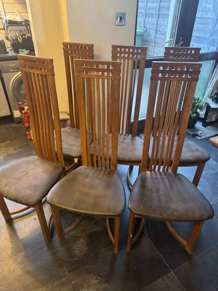 Photo of free Dining chairs 6 (Bolton) #1