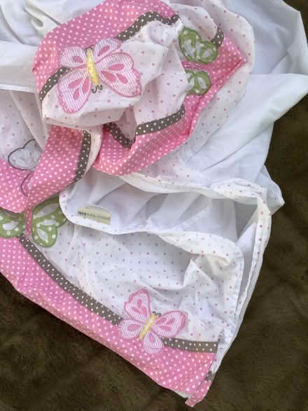 Photo of free Bedding for crib by Pottery Barn (Old Oakville near Lakeshore) #2