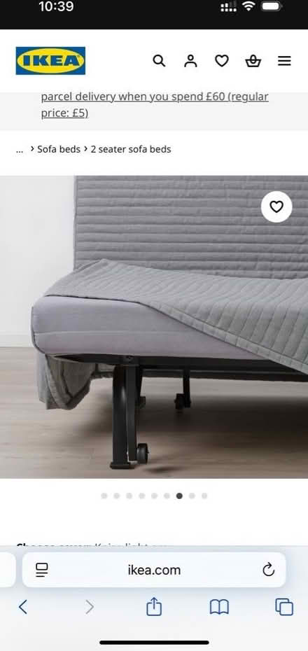 Photo of free IKEA Sofa Bed (Camden Town NW1) #3