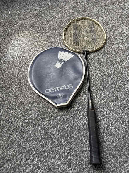Photo of free Badminton Raquet and cover (Derby DE23) #1