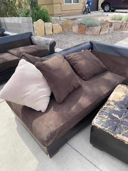 Photo of free Sectional Couch and Love Seat (Northwest Albuquerque) #2
