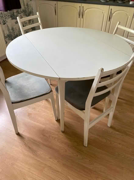 Photo of free Circular table and four chairs (Little Common TN39) #1