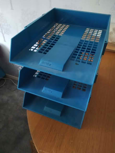 Photo of free Plastic stacked letter trays (Amersham HP7) #1