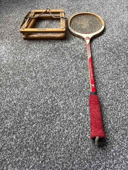 Photo of free Squash racket, cover and press (Derby DE23) #1