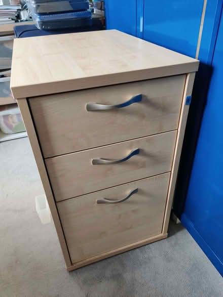 Photo of free 3 drawer filing cabinet - a bit north of Cirencester (Woodmancote GL7) #1