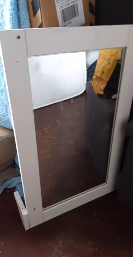 Photo of free White mirror & corner shelf (TR1) #1