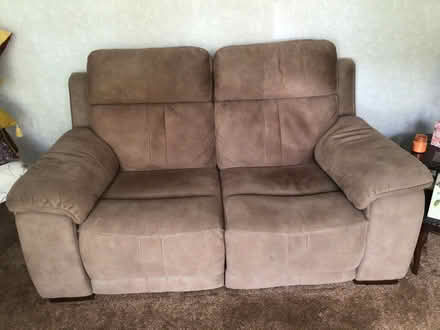 Photo of free Two seater recliner sofa (Lees Oldham.) #1