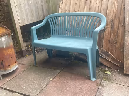 Photo of free Green plastic bench (Colwyn Bay LL29) #1
