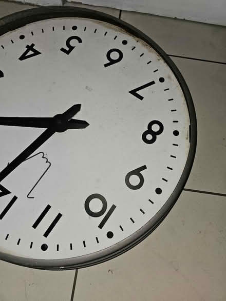 Photo of free Itr vintage wall clock, no glass (BR1) #2
