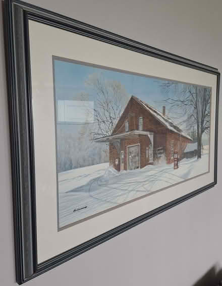 Photo of free "Crossroads": Framed Lithograph (Queen St & Hwy #410) #2