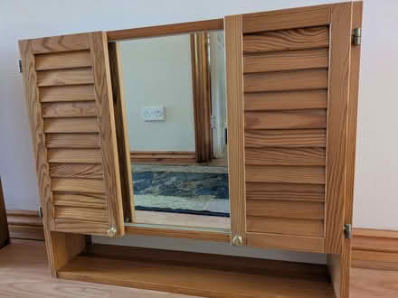 Photo of free Pine bathroom cabinet in good condition (Buckskin RG22) #2