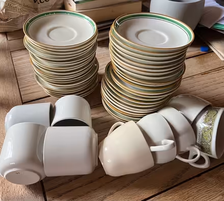 Photo of free Coffee/T cups/ saucers (Nine Mile Burn EH26) #2